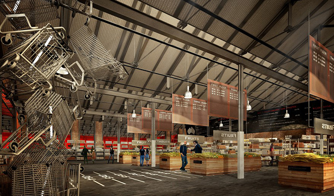 Millennials Will Dig this Tram Depot Food Hall